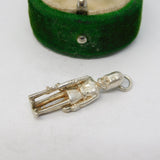Sterling Silver British Royal Guardsman Charm Pendant Vintage c1970