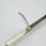George III Sterling Silver Double-End Toothpick Holder Antique 1800 Birmingham