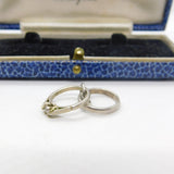 Sterling Silver Wedding & Engagement Ring Charm Pendant Vintage c1970