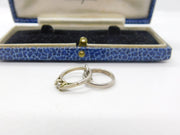 Sterling Silver Wedding & Engagement Ring Charm Pendant Vintage c1970