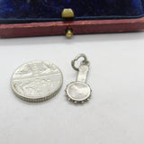 Sterling Silver Musical Banjo Charm Pendant Vintage c1970