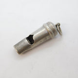 Victorian Sterling Silver Miniature Whistle Charm Fob Antique c1880s