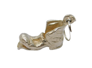Sterling Silver Clowns Shoe Charm Pendant Vintage c1970