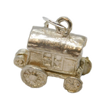 Sterling Silver Mystic In Caravan Charm Pendant Vintage c1970