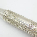 Victorian Sterling Silver Travelling Shaving Brush Antique 1865 London