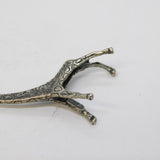 Italian .800 Silver Novelty Giraffe Figurine Vintage c1980s