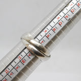 Sterling Silver Triple Band Russian Wedding Ring Vintage c1970 Size U