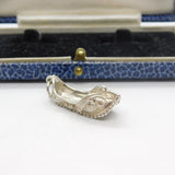 Sterling Silver Dutch Dancing Shoe Charm Pendant Vintage c1970
