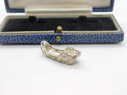 Sterling Silver Dutch Dancing Shoe Charm Pendant Vintage c1970