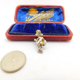 Sterling Silver Mariachi Man Charm Pendant Vintage c1970