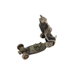 Sterling Silver Opening Motor Car Charm Pendant Vintage c1970