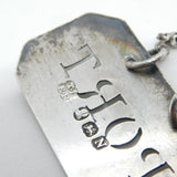 George III Sterling Silver Pierced Port Decanter Label Antique 1808 London