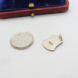 Sterling Silver and Enamel Lochalsh Travel Shield Charm Pendant Vintage c1970