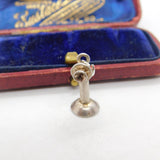 Sterling Silver Old Fashioned Telephone Charm Pendant Vintage c1970