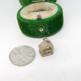 Sterling Silver Church Gates Charm Pendant Vintage c1970