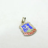 Sterling Silver & Enamel Nairn Scotland Shield Charm Vintage c1960