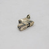 Sterling Silver Sneaker Boot Shoe Charm Pendant Vintage c1970s