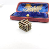 Sterling Silver 'Crate of California Sunshine' Orange Crate Charm or Pendant