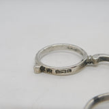 Sterling Silver Georgian Style Sugar Nips Antique 1938 Sheffield Art Deco
