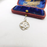 Sterling Silver 18th Birthday Commemorative Charm Pendant Vintage c1970