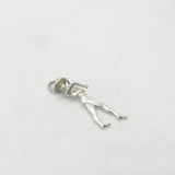 Sterling Silver Flamenco Exotic Dancer Charm Pendant Vintage c1970