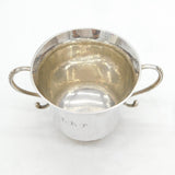 18th Century Channel Islands Sterling Silver Porringer Antique c1730s 'IH'