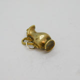 Victorian Sterling Silver Gilt Jug Or Pitcher Charm Antique 1877 Birmingham