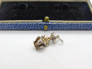 Sterling Silver Mexican Bongo Drummer Charm Pendant Vintage c1970