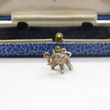 Sterling Silver Little Good Luck Elephant Charm Pendant Vintage c1970