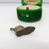 Gilt Metal 'Lucky Boot' Charm or Pendant Antique c1920 Art Deco