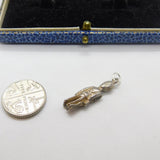 Sterling Silver Beefeater Soldier Figurine Charm Pendant Vintage c1970