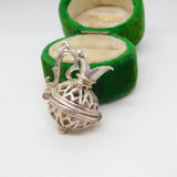 Sterling Silver Opening Water Jug Charm Pendant Vintage c1970