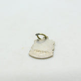 Sterling Silver & Enamel Nairn Scotland Shield Charm Vintage c1960
