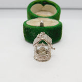 Sterling Silver Wishing Well Charm Pendant Vintage c1970