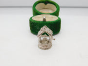 Sterling Silver Wishing Well Charm Pendant Vintage c1970