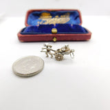 Sterling Silver Cycle Rickshaw Charm Pendant Vintage c1970