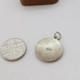 Sterling Silver St Christopher Patron of Travel Charm Pendant Vintage c1970