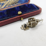 Sterling Silver Marriage in the Church Opening Charm Pendant Vintage c1970