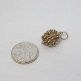 Sterling Silver Hedgehog Charm Pendant Vintage c1970