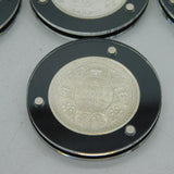London Mint Office Complete Silver British-India Rupee Seven Coin Set