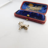 Sterling Silver Poodle Charm Pendant Vintage c1970