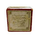 Victorian French Small Card Jewellery Box 'Cannes' Antique c1900
