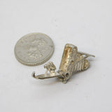 Sterling Silver Traditional Film Camera Charm Pendant Vintage c1970