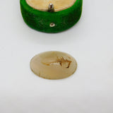 Victorian Cabochon Moss Agate Dendritic Stone Specimen Antique c1880