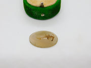 Victorian Cabochon Moss Agate Dendritic Stone Specimen Antique c1880