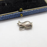 Sterling Silver Antique Wine Jug Charm Pendant Vintage c1970