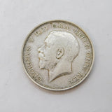 King George V .925 Silver Half Crown Coin Antique 1912 Fine Condition