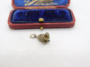 Sterling Silver Ringing Bell Charm Pendant Vintage c1970