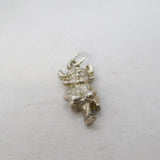 Sterling Silver Lincoln Imp Charm Pendant Vintage c1970