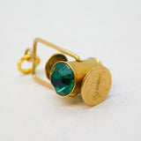 9ct Yellow Gold Ship's Starboard & Port Lantern Charm Vintage 1964 London